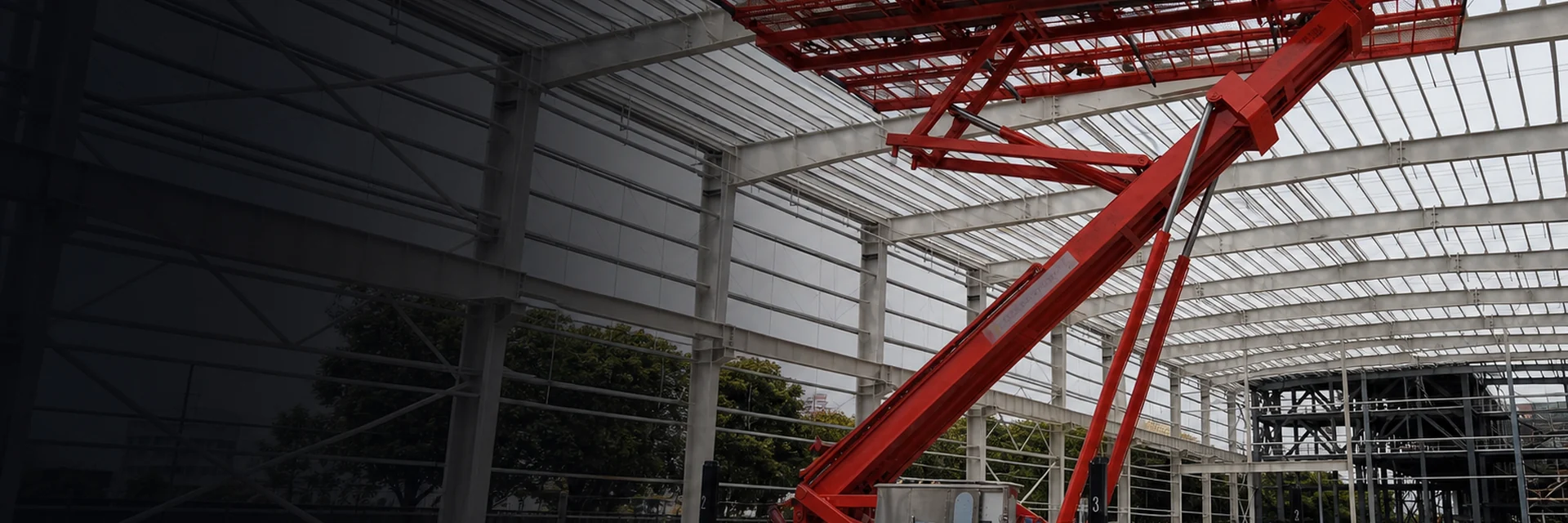 Editorial warehouse interior used to explain ceiling access platform project planning.